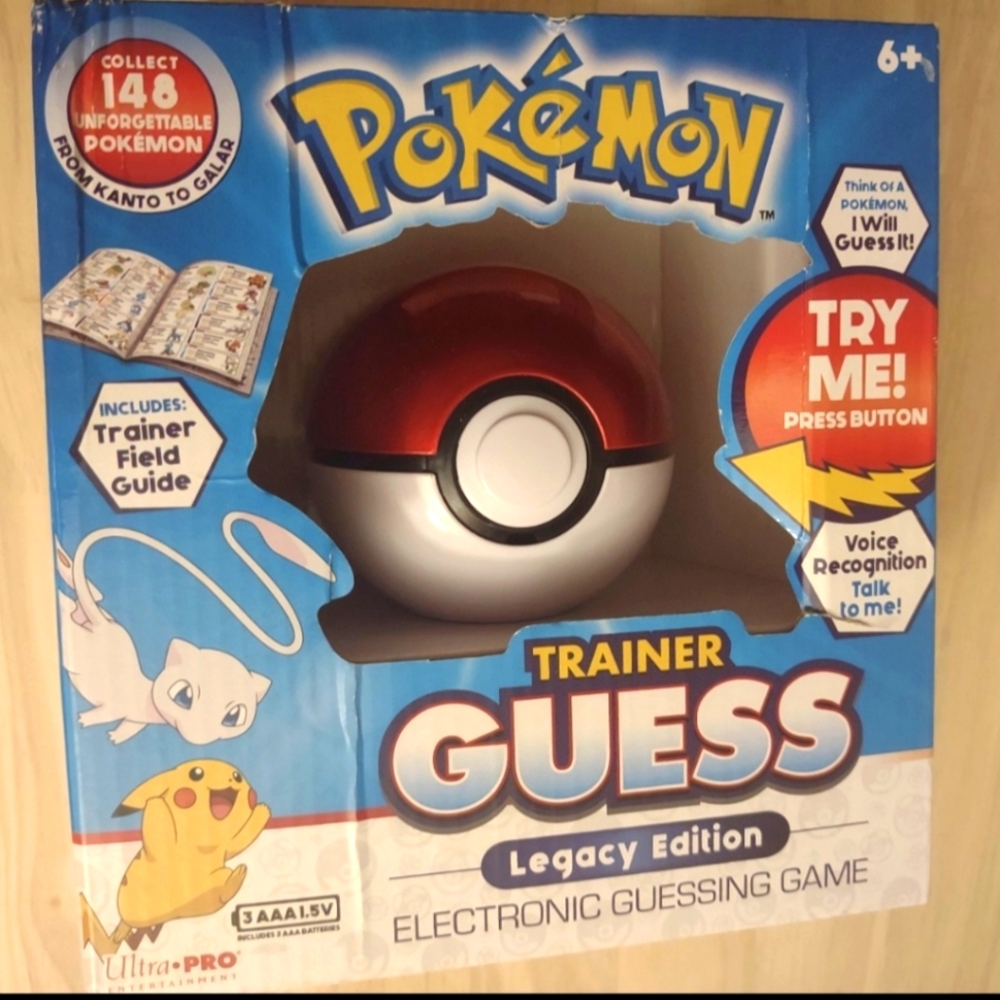 Pokemon Trainer Guess Game Legacy Edition Pokeball Electronic Media